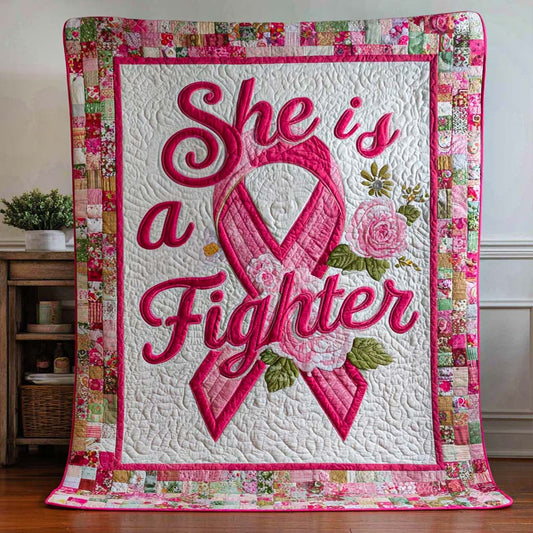 Fighter Spirit Quilted Blanket NCU0NT9561