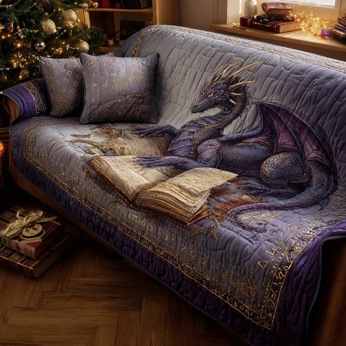 Fireborn Legend Quilted Sofa Cover NCU0DV8504