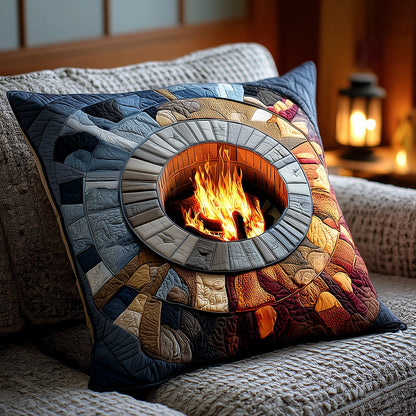 Fireside Tales Quilted Pillow Case NCU0TH3588