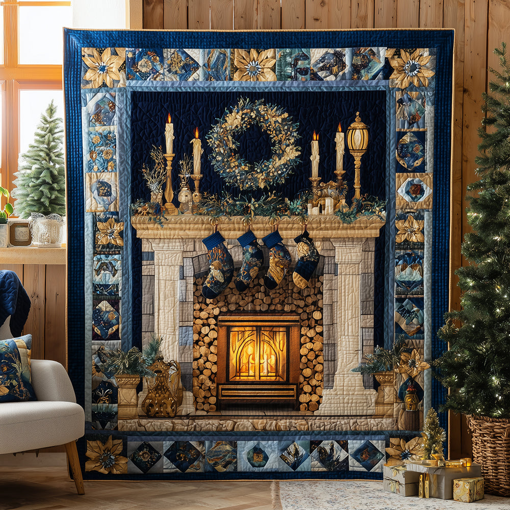 Fireside Joy Quilted Blanket NCU0TH3519