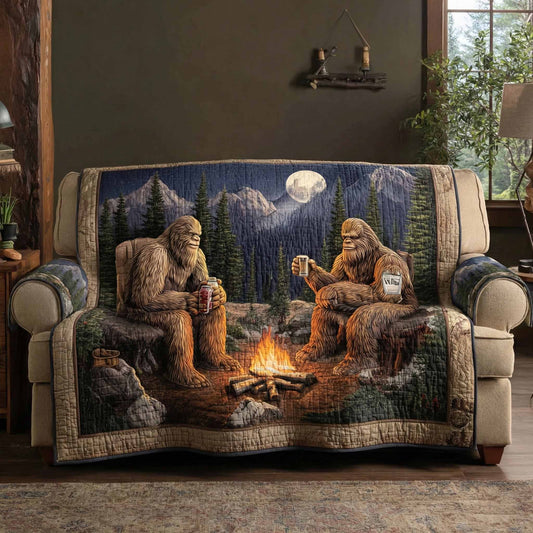 Fireside Myth Quilted Sofa Cover NCU0XD2363