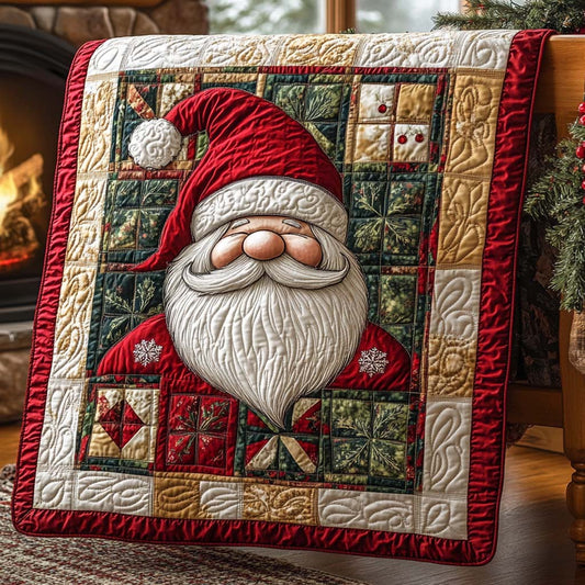 Fireside Santa Quilted Blanket NCU0XD706