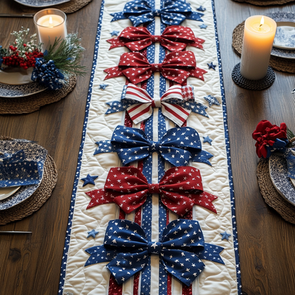 Firework Flair Quilted Table Runner NCU0VH5934