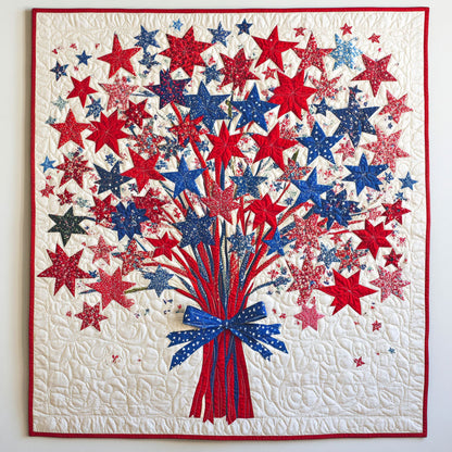 Fireworks and Flowers Quilted Blanket NCU0PT3316