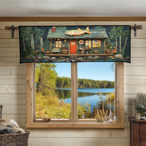 Fishermans Haven Quilted Valance NCU0PT5055