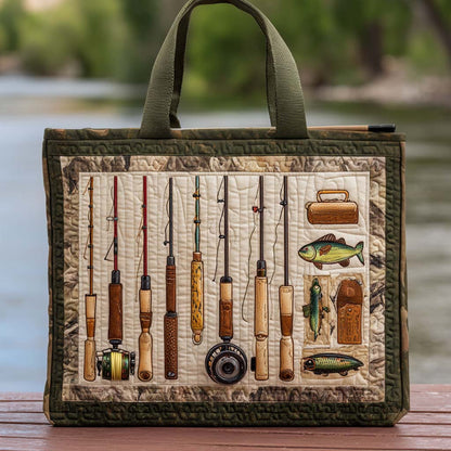 Fishing Gear Quilted Tote Bag NCU0NT10770