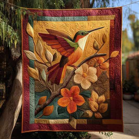 Flame Petals Quilted Blanket NCU0TV009