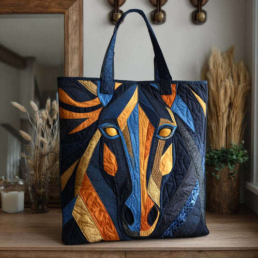 Flame Steed Quilted Tote Bag NCU0XD340