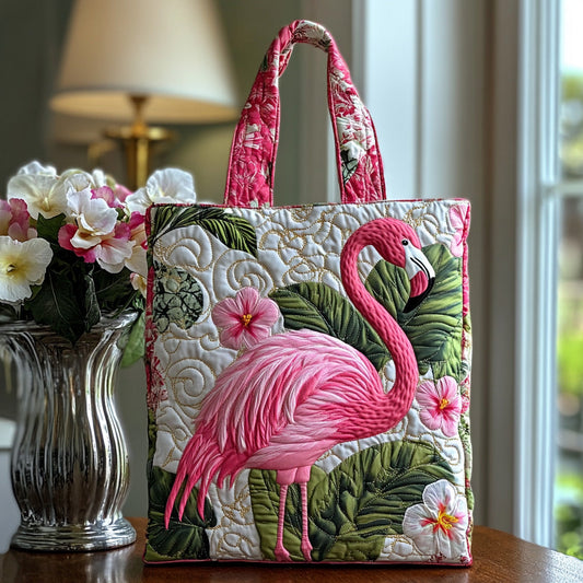 Flaminglow Quilted Tote Bag NCU0DV6966