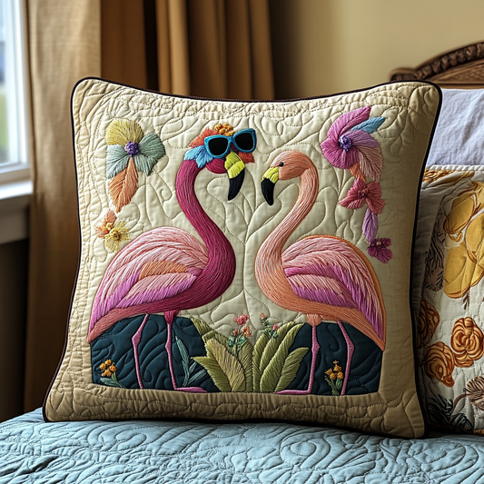 Flamingo Days Quilted Pillow Case NCU0DV6083