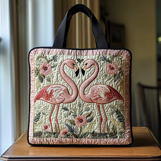 Flamingo Days Quilted Tote Bag NCU0DV6751