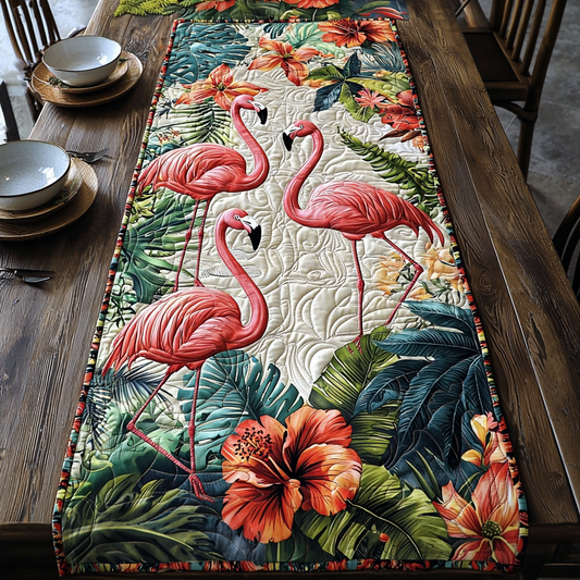 Flamingo Groove Quilted Table Runner NCU0DV6050