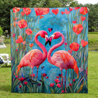 Flamingo Style Quilted Blanket NCU0TL872