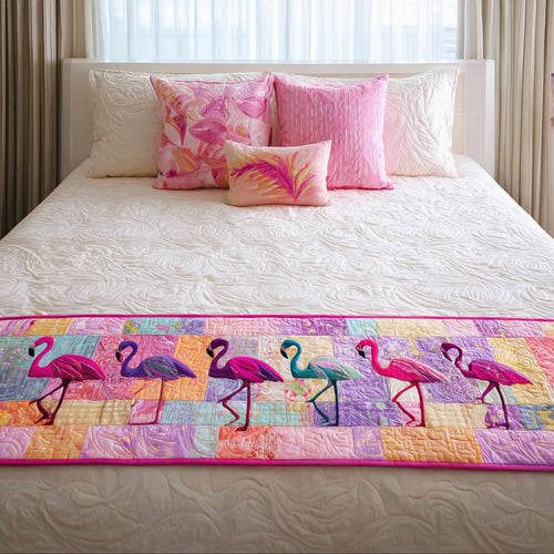 Flamingo Trails Quilted Bed Runner NCU0PT8521
