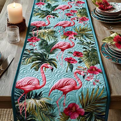 Flamingo Vibes Quilted Table Runner NCU0DV6048