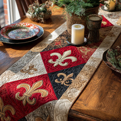 Fleur Jubilee Quilted Table Runner NCU0PT10970