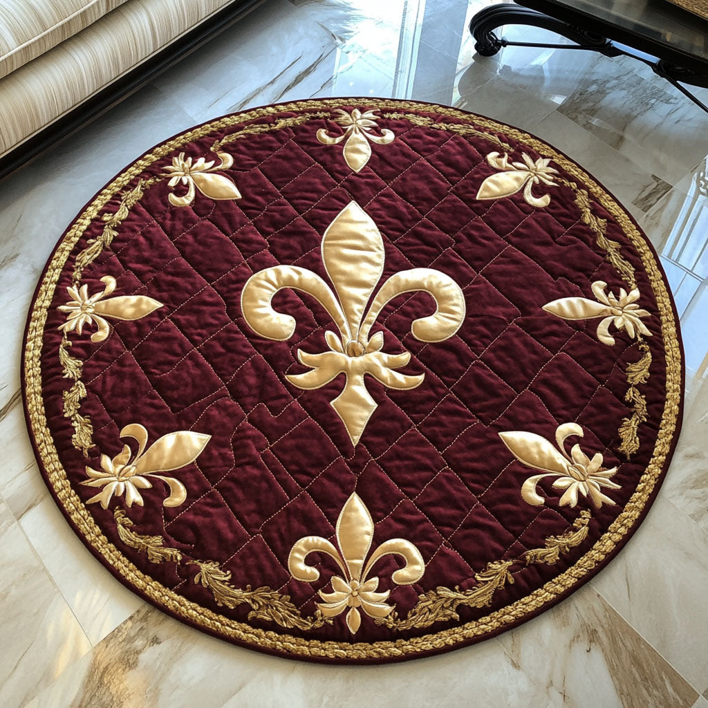 Luminous Horizon CP1601058CL Quilted Round Mat