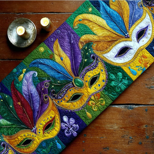 Fleur de Lune Quilted Table Runner NCU0PT11099