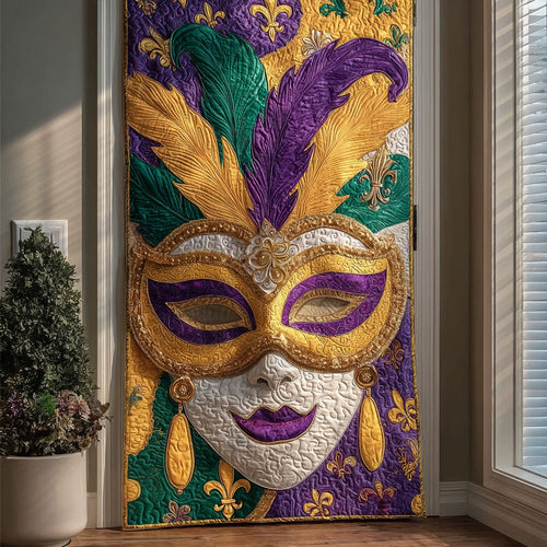 Fleur de Masque Quilted Door Cover NCU0PT11064