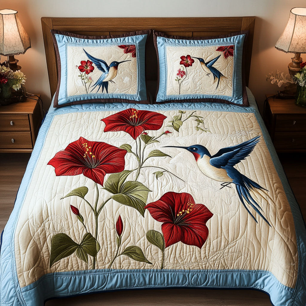 Flight Mirage 3-Piece Quilted Bedding Set NCU0NT2509
