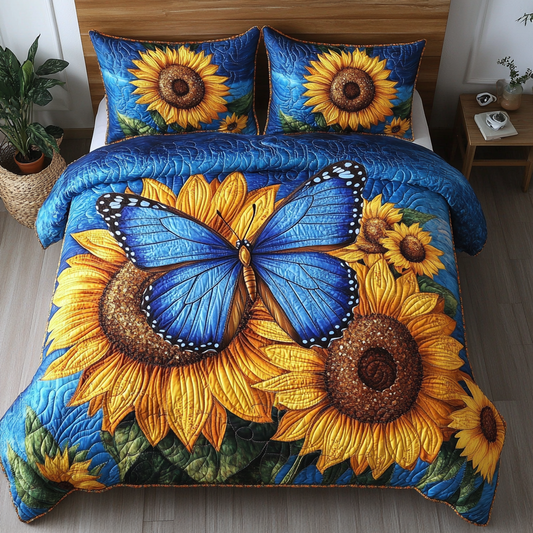 Flight of Fantasy 3-Piece Quilted Bedding Set NCU0DK2545