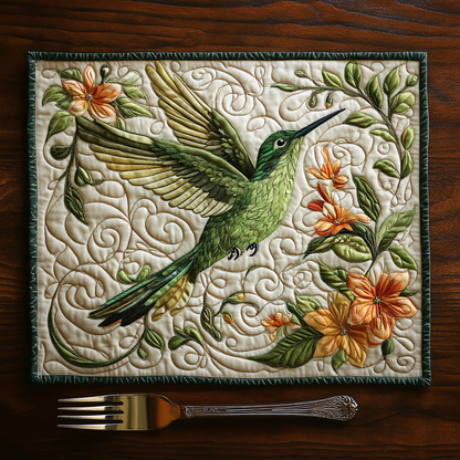 Flight of Joy Quilted Place Mat NCU0DV5675