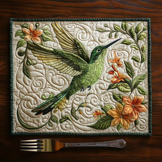 Flight of Joy Quilted Place Mat NCU0DV5675