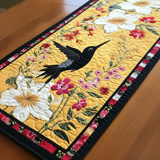 Flight of Joy Quilted Table Runner NCU0PT6731