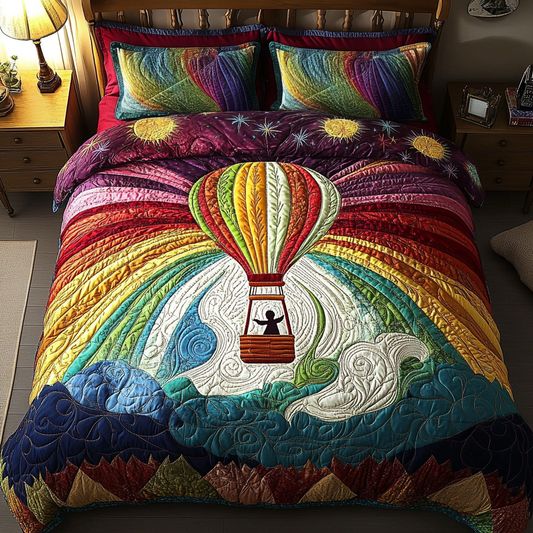 Floating Dreams 3-Piece Quilted Bedding Set NCU0DK4524