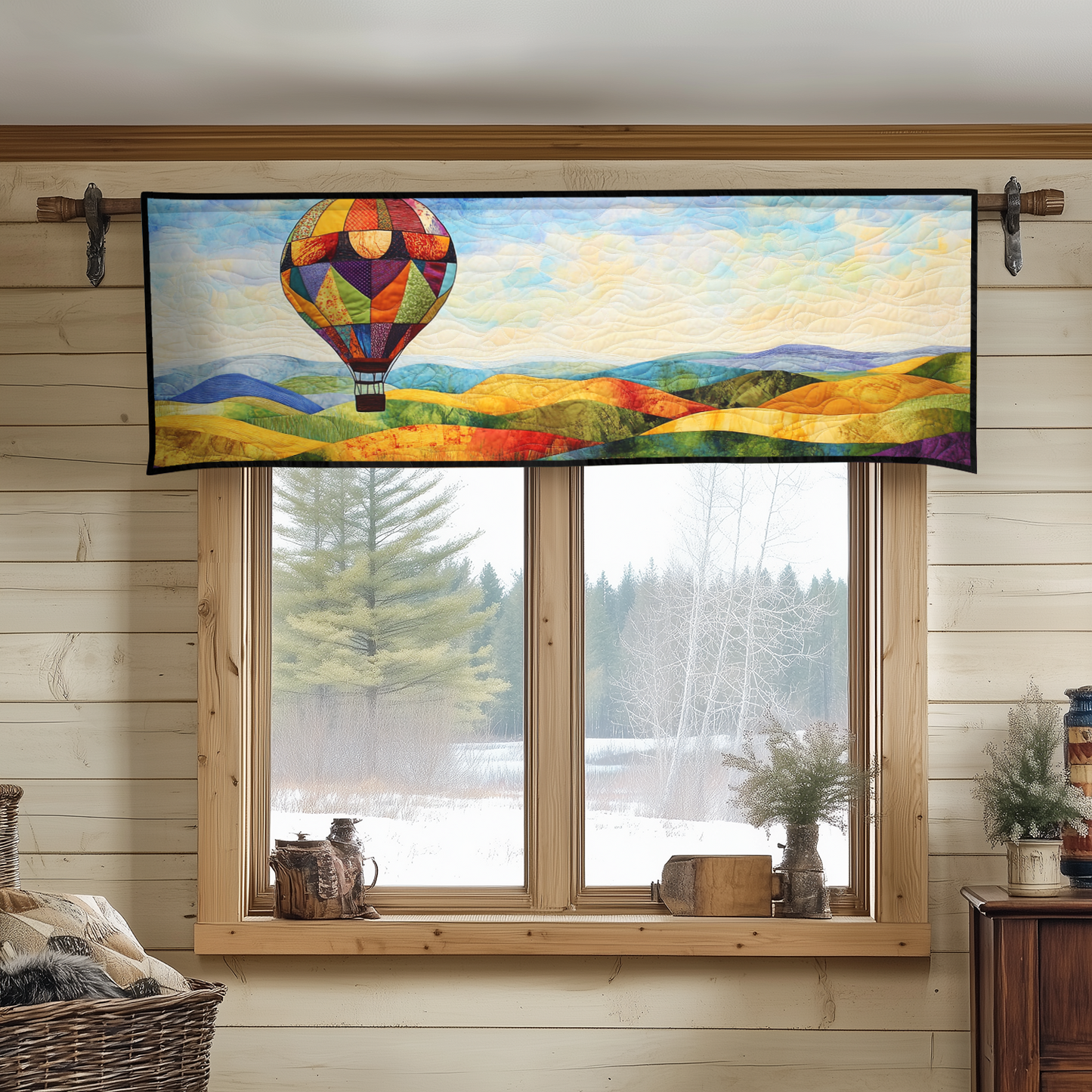 Floating Dreams Quilted Valance NCU0DK5286