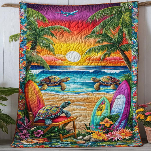 Floating Shell Magic Quilted Blanket NCU0NT7205