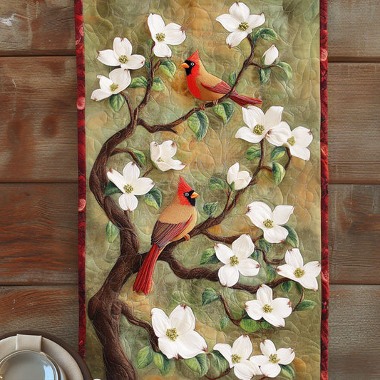 Floral Flight Quilted Table Runner NCU0NT6433