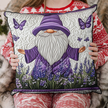 Floral Haven Gnome Quilted Pillow Case NCU0PT3723