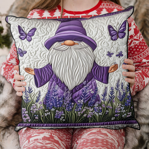 Floral Haven Gnome Quilted Pillow Case NCU0PT3723