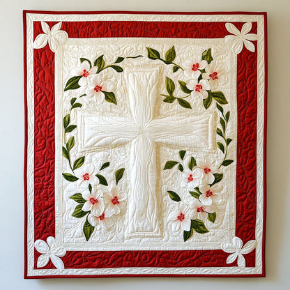 Floral Blessing Quilted Blanket NCU0PT7631