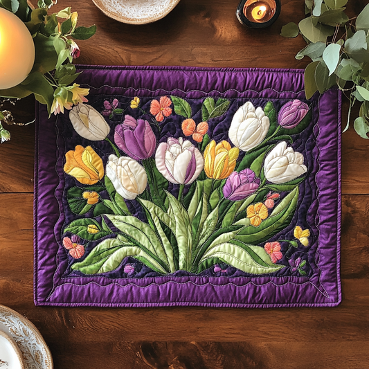 Floral Bliss Quilted Place Mat NCU0VH3388