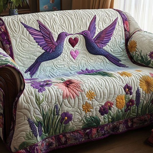 Floral Breeze Quilted Sofa Cover NCU0PT10759