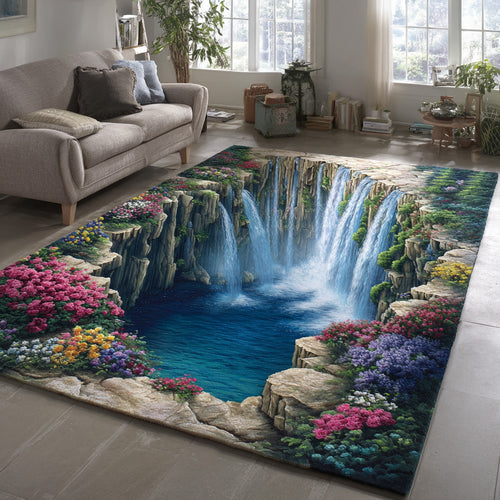 Floral Cascades Area Rug NCU0VL3499