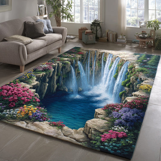 Floral Cascades Area Rug NCU0VL3499