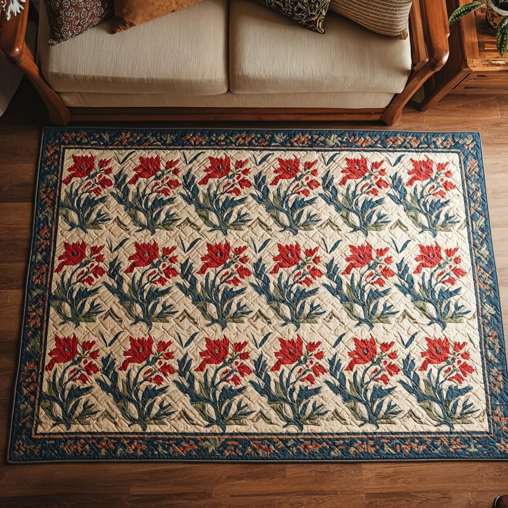 Floral Charm Area Rug NCU0DK10380