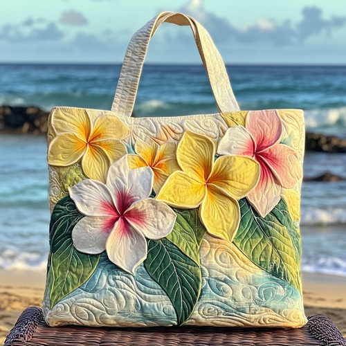 Floral Coast Quilted Tote Bag NCU0VL2755