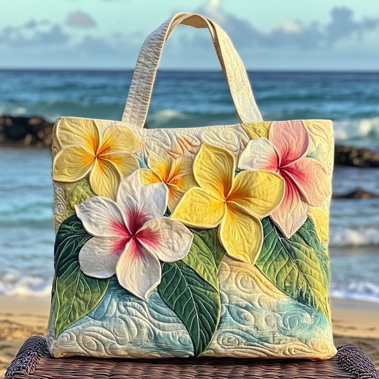 Floral Coast Quilted Tote Bag NCU0VL2755