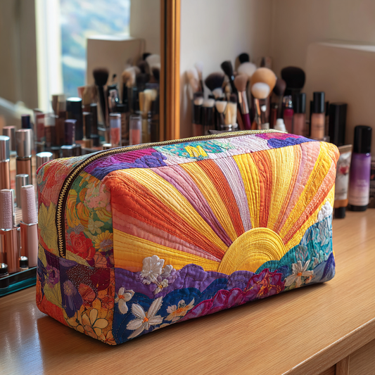 Floral Dawn Quilted Makeup Bag NCU0DK10299