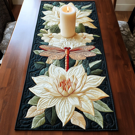 Floral Delight Quilted Table Runner NCU0VH3993