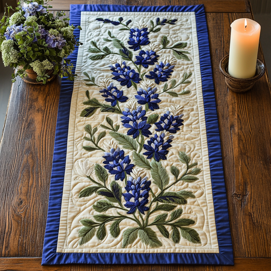Floral Delight Quilted Table Runner NCU0VH4012