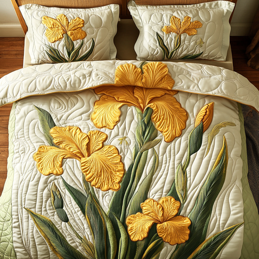 Floral Dream 3-Piece Quilted Bedding Set NCU0VH4686