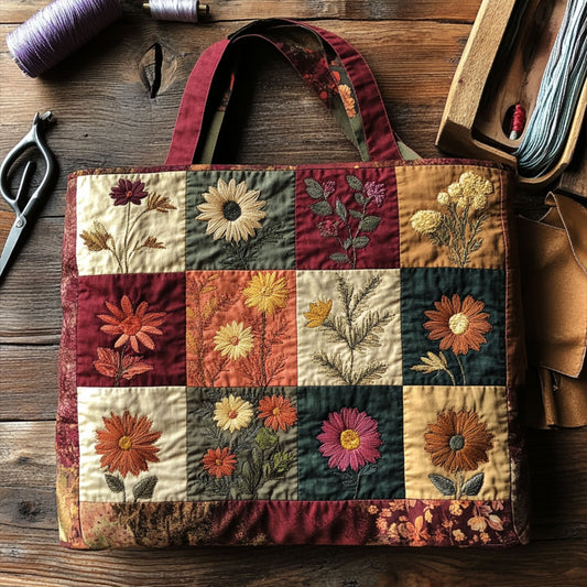 Floral Dreams Quilted Tote Bag NCU0PT7906