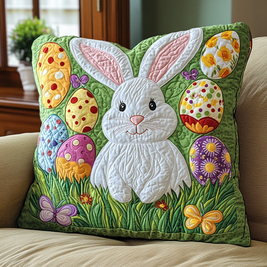 Floral Easter Quilted Pillow Case NCU0VH3499