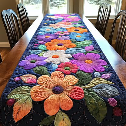 Floral Elegance Quilted Table Runner NCU0DK6307