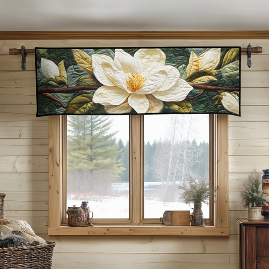 Floral Elegance Quilted Valance NCU0VH3043